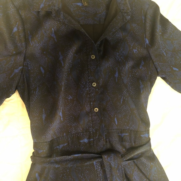 Banana Republic size 6 blue long dress - Picture 5 of 9